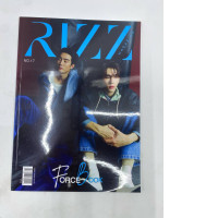 This is the September 2025 issue (No. 17) of Rizz Magazine featuring Thai actors Force Jiratchapong and Book Kasidet on the cover. 