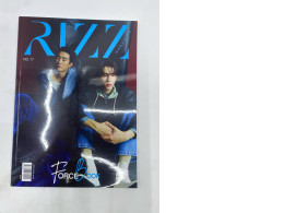 This is the September 2025 issue (No. 17) of Rizz Magazine featuring Thai actors Force Jiratchapong and Book Kasidet on the cover. 