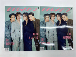 Set of 2 November 2025 issue of Praew magazine featuring Thai actors Keng, Namping, Tle, and Firstone from the series Khemjira Must Survive on the cover.  