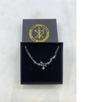 Necklace with beads in a black box