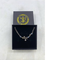 Necklace with beads in a black box