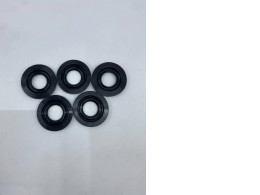 Set of 5 Black round silicone rubber Set of 5 Black round silicone rubber