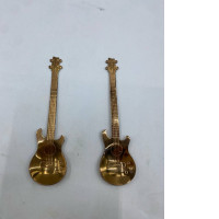 Set of 2 Guitar-shaped coffee spoon 