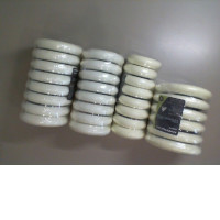 Set 4-pack of rubber roller skate wheels