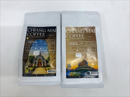 Set of 2 Dark roasted coffee beans, Lanna Pura brand.