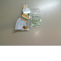 Set of 2 hair clips, cats