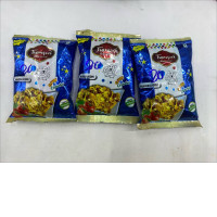 Set of 3 Tumpa Mukhasuddhi Chanachur, a type of Indian snack mix or namkeen.  