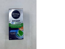  Nivea Men Bright 12H Oil Clear Face Serum AirCool SPF50. 