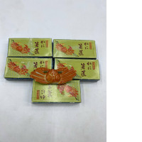 Set of 5 Glass coaster in the shape of a crab, Japanese.
