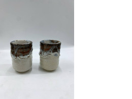 Set of 2 Tall Japanese teacup/cup for hot tea. Set of 2 Tall Japanese teacup/cup for hot tea.