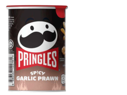 Pringles Potato Chips, Spicy Garlic Shrimp Flavor, 42 grams. Pringles Potato Chips, Spicy Garlic Shrimp Flavor, 42 grams.