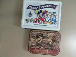 Set of 2 empty Disney Tokyo Resort boxes