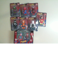 Set of 9 Spider-Man keychains