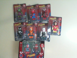 Set of 9 Spider-Man keychains Set of 9 Spider-Man keychains