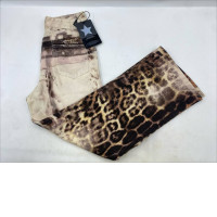 Roberto Cavalli leopard print jeans