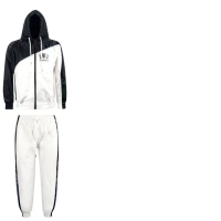 TOPKING WHITE BLACK TRACK SUITS  TKTRS-008-WH-BK 