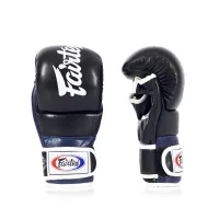 Set of 2 Fairtex FGV18 Super MMA Sparring Gloves Black/blue