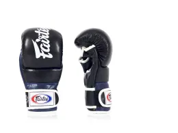Set of 2 Fairtex FGV18 Super MMA Sparring Gloves Black/blue