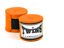 Twins Special CH-5 Premium Elastic Hand Wraps – Orange