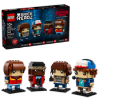 LEGO Stranger Things : 40801 Mike, Dustin, Lucas and Will BrickHeadz Figures 