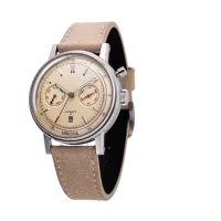 Men's silver Undone Watch with leather strap Urban Automatic Sandstorm 40MM