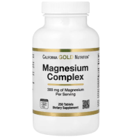 California Gold Nutrition Magnesium Complex 300 mg, 250 tablets. California Gold Nutrition Magnesium Complex 300 mg, 250 tablets.