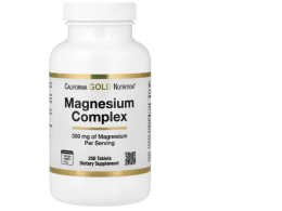 California Gold Nutrition Magnesium Complex 300 mg, 250 tablets.