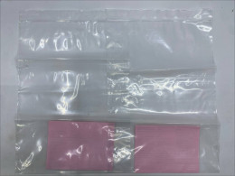Set of 2 Clear plastic bags 