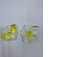 Set of 2 Plumeria flower shaped soap 