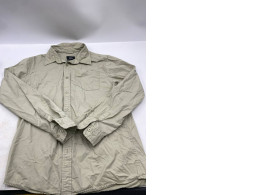 Men's long-sleeved shirt from Banana Republic, light brown.