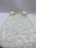 Fluffy white faux fur shawl Fluffy white faux fur shawl