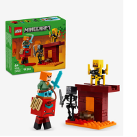 LEGO The Nether Lava Battle Gamer Toy for Kids 21266 - LEGO Minecraft