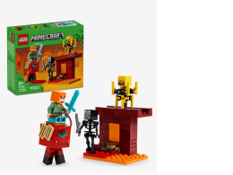 LEGO The Nether Lava Battle Gamer Toy for Kids 21266 - LEGO Minecraft