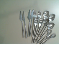 A set of cutlery, 4 knives, 4 spoons, 4 forks, 4 teaspoons