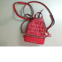 Red backpack bag