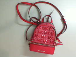 Red backpack bag