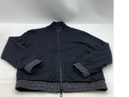 Pre-owned Louis Vuitton reversible bomber jacket in black with monogram pattern. 
