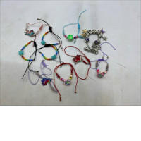 Set of 10 Girls' bracelets