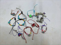 Set of 10 Girls' bracelets