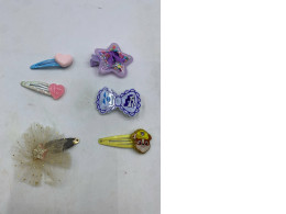 Set of 6 Girls' hair clips