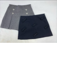 Set of 2 Women's short skirts in black and gray. 
