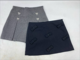 Set of 2 Women's short skirts in black and gray. Set of 2 Women's short skirts in black and gray.