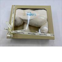 White bunny doll gift box