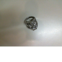 Men's ring with a pirate image, bijouterie