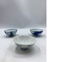 Set of 3 Glass, Japanese glass cup 