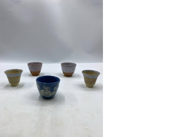 Set of 5 Glass, Japanese tea cup Set of 5 Glass, Japanese tea cup