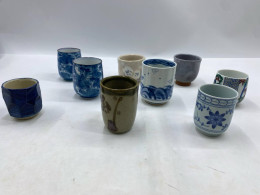 Set of 9 Glass, Japanese tall tea cup Set of 9 Glass, Japanese tall tea cup