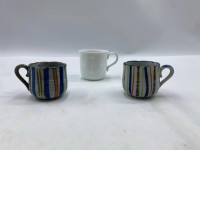 Set of 3 Mug, Japanese hot coffee mug with handle. Set of 3 Mug, Japanese hot coffee mug with handle.