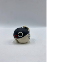 Door bell in the shape of a black pufferfish.