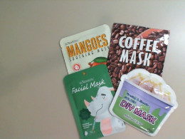 Set of 4 assorted face masks